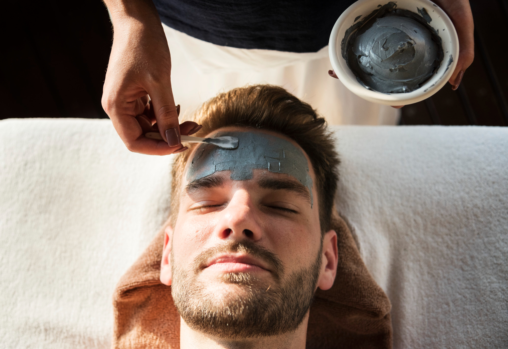carbon facial - men