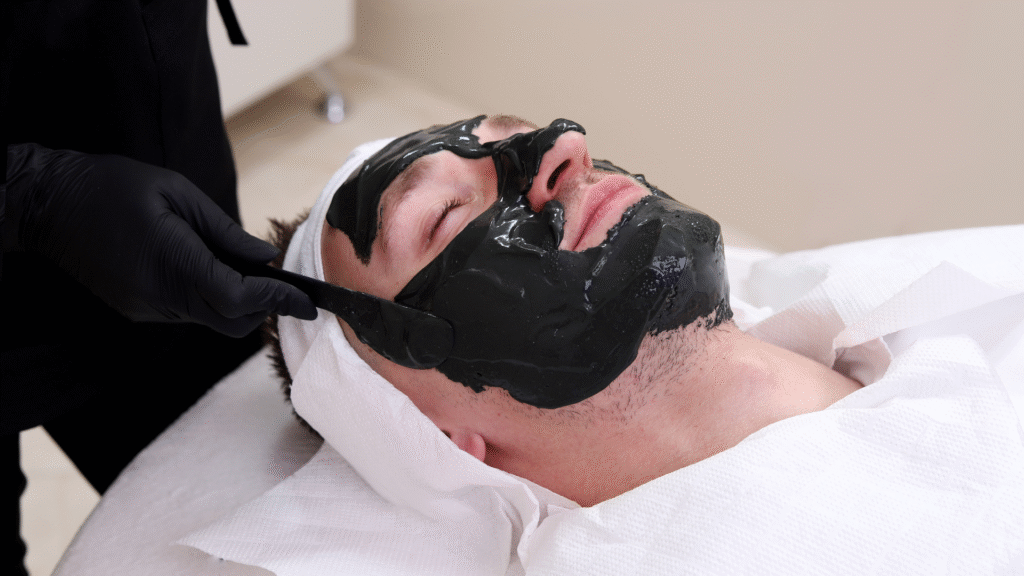carbon facial - men
